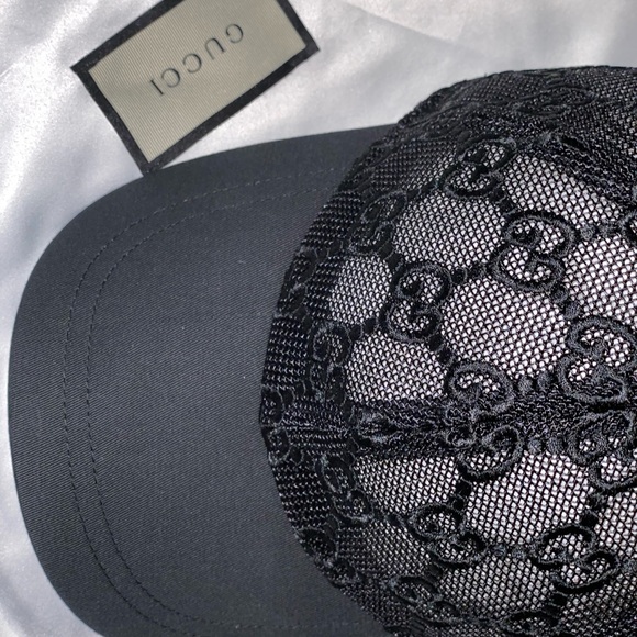 Gucci Lace Black Women’s Fitted Hat - Picture 3 of 9